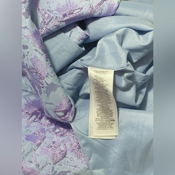 Aidan Mattox Metallic Floral Jacquard Dress size 2 - Picture 10 of 11